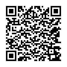 Código QR para número de teléfono +12543243899