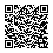 QR-Code für Telefonnummer +12543261576