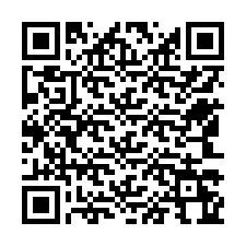 QR-code voor telefoonnummer +12543264402