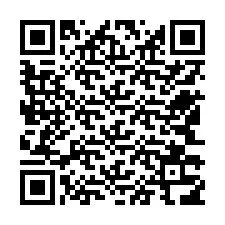 QR-koodi puhelinnumerolle +12543316736