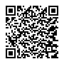 QR kód a telefonszámhoz +12543316738