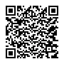 Código QR para número de teléfono +12543316739