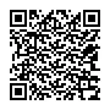 Codice QR per il numero di telefono +12543334609