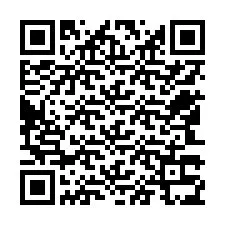 Codice QR per il numero di telefono +12543335849