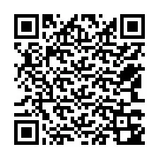 QR-code voor telefoonnummer +12543342003