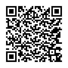 Código QR para número de telefone +12543345164