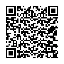 Código QR para número de teléfono +12543345333