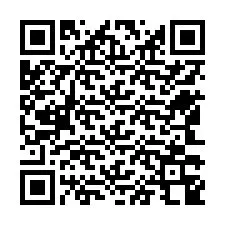 Kode QR untuk nomor Telepon +12543348342