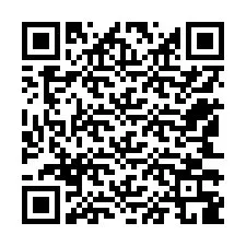 Código QR para número de teléfono +12543389385