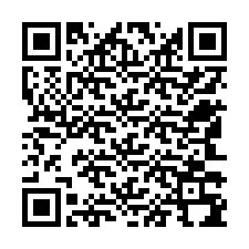 QR-Code für Telefonnummer +12543394344