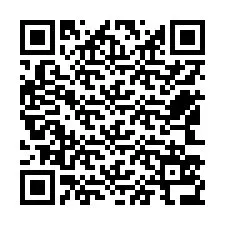 Código QR para número de telefone +12543536607