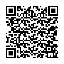 Kode QR untuk nomor Telepon +12543561298