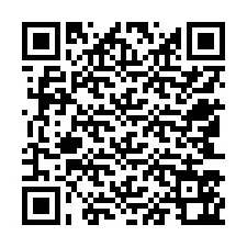 QR-code voor telefoonnummer +12543562498