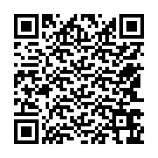 Kode QR untuk nomor Telepon +12543666476