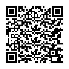 QR-Code für Telefonnummer +12543680145