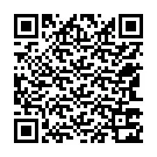 QR-code voor telefoonnummer +12543722854