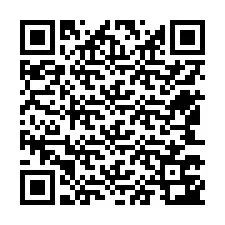 Código QR para número de teléfono +12543743182