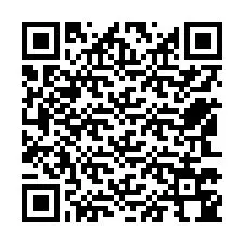 Kode QR untuk nomor Telepon +12543744457