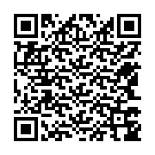 Código QR para número de telefone +12543746062