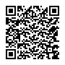 QR код за телефонен номер +12543746066