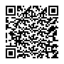 Codice QR per il numero di telefono +12543754001