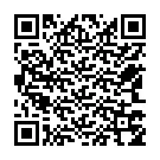 Código QR para número de telefone +12543754003