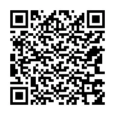 QR-код для номера телефона +12543754005