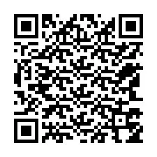 Código QR para número de telefone +12543754011