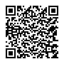 QR-код для номера телефона +12543754012