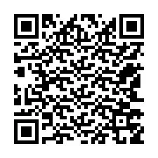 Código QR para número de telefone +12543759395