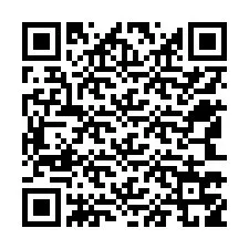 QR-код для номера телефона +12543759400