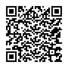 Código QR para número de teléfono +12543774085