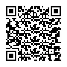 Código QR para número de telefone +12543774840