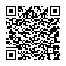 Código QR para número de teléfono +12543774841