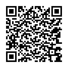 Código QR para número de teléfono +12543784018