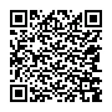 Kode QR untuk nomor Telepon +12543789688