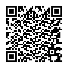 QR-code voor telefoonnummer +12543794558