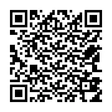 Código QR para número de teléfono +12543814107