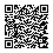 Código QR para número de teléfono +12543822984