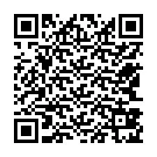 Código QR para número de teléfono +12543825436