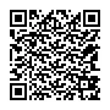 QR Code pour le numéro de téléphone +12543825441