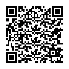 Código QR para número de teléfono +12543825442