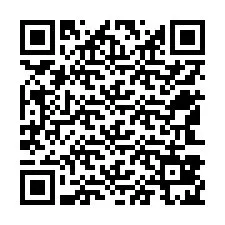 Código QR para número de teléfono +12543825450