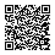 Codice QR per il numero di telefono +12543835928