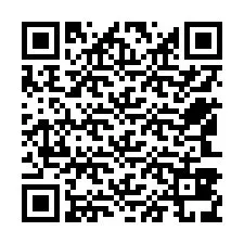 Código QR para número de teléfono +12543839843