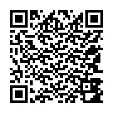 Kode QR untuk nomor Telepon +12543882874