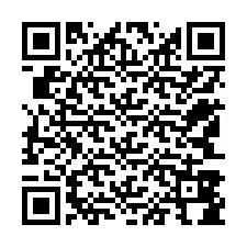 Código QR para número de telefone +12543884831