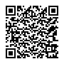 QR-Code für Telefonnummer +12543921801