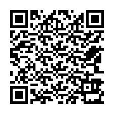 Codice QR per il numero di telefono +12543931807