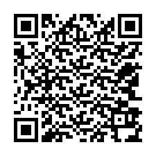 Código QR para número de telefone +12543934339